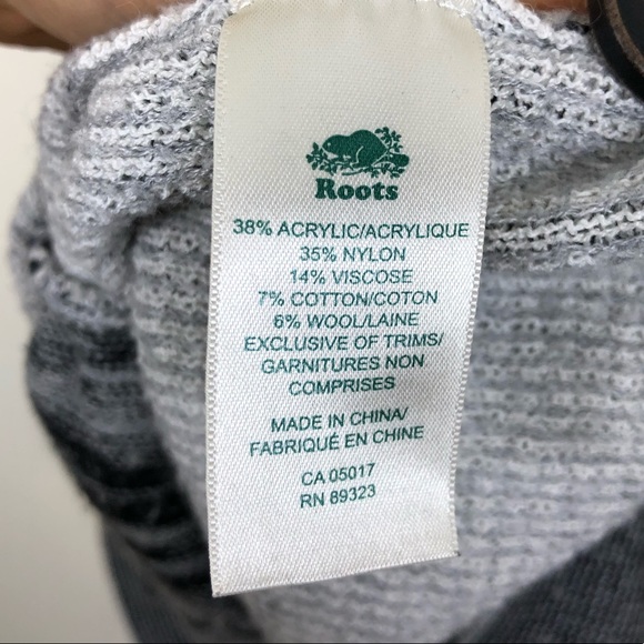 Roots Salt & Pepper Button Cardigan Sz XS - Picture 7 of 10